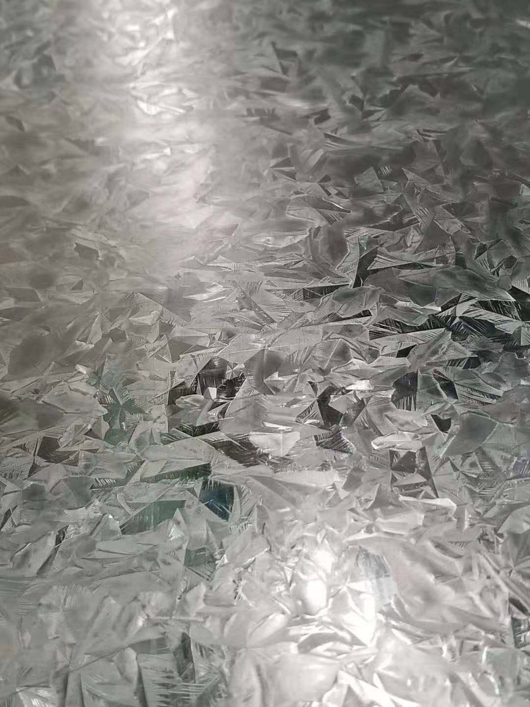 有花镀锌钢板带